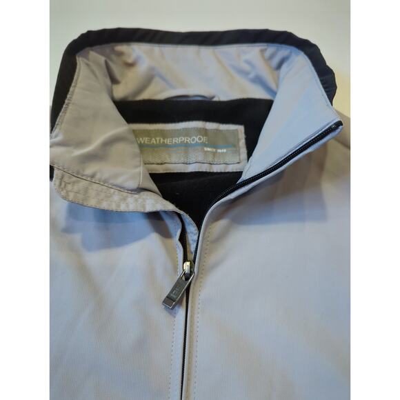 WEATHERPROOF Fleece Lined Mushroom Gray and Black Jacket mens size XL 11590 - Picture 3 of 7